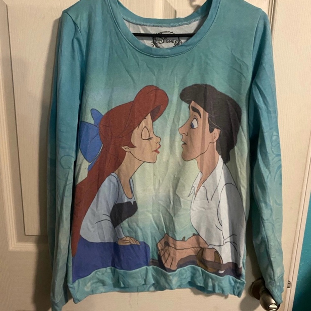 Disney Ariel and Eric Pullover